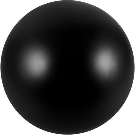 Garneck Blickkugel Edelstahl-Gartenspiegelkugel Polierte Ornamentkugel Hohle Schwebende Reflektierende Halbkugel Für Heimteich-Außendekoration 20 cm Schwarz