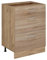Vicco Küchenunterschrank R-Line, Sonoma, 60 cm mit Schubladen, ohne Arbeitsplatte