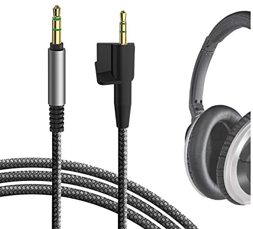 GEEKRIA Audio Cable Compatible with Bose Around-Ear AE2/AE2i/AE2w Cable, 2.5mm Braided Nylon Replacement Stereo Cord (4 ft / 1.2 m)