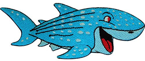 bestickt Shark Eisen auf Abzeichen nähen auf Patch Stickerei Fisch Kleidung Aufnäher
