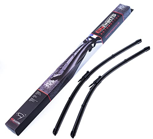 EINPARTS Scheibenwischer Set Wischerblätter Set Vorne Länge 1: 600mm Länge 2: 640mm Flachbalkenwischblatt Kompatibel mit VW TIGUAN 5N Pinch Tab für Linkslenker EPWBDB2422
