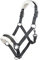 HKM 11796 Halfter Bischofshofen, Plüschpolsterung, Pferdehalfter, Lila, Warmblut