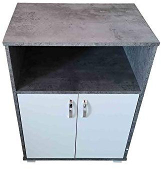 HTI-Line Küchenschrank Blanca Anrichte Mehrzweckschrank Beton Weiß