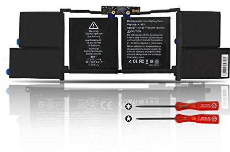 K KYUER A1953 Laptop Batería para MacBook Pro 15 Touch Bar A1990 EMC 3215 3359 BTO cto Mid 2018 2019 MV902LL/A MV912LL/A MV922LL/A MV932LL/A MV942LL/A MV952LL/A MV962LL/A MV972LL/A MV902B/A MV912B/A