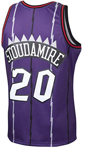 Mitchell & Ness Damon Stoudamire #20 Toronto Raptors 1995-96 Swingman NBA Trikot Lila