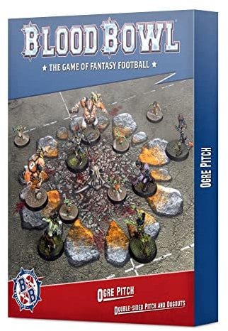 Games Workshop - Blood Bowl: Ogre Team Pitch & Dugouts