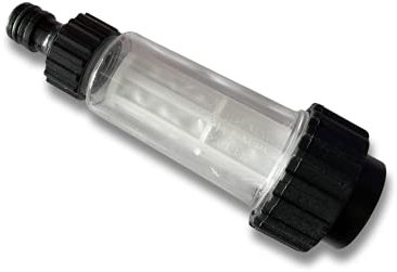 M&M Smartek Filtro dell'acqua con adattatore rapido ¾ per idropulitrici, camper e attrezzi da giardino come Kärcher Stiehl Kränzle Bosch Was Nilfisk-Alto Pompa da giardino 1 filtro