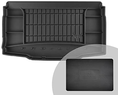FROGUM ProLine 3D Gummimatte Exklusive Auto Kofferraummatte Kofferraumwanne für SEAT Ibiza V ab 2017 | Bequemer Organiser | Die höchsten Kanten