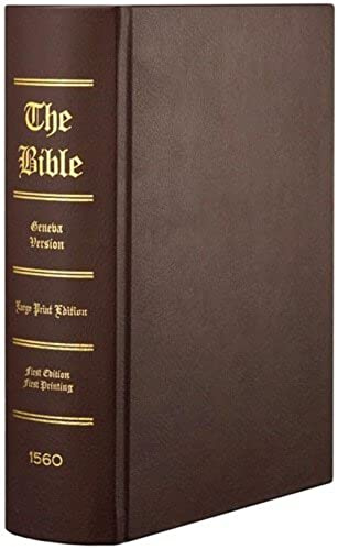 1560 Geneva Bible - First Edition Faksimile Regular Edition - Hardcover - Burgund