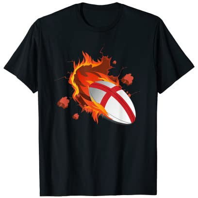 England Rugby Supporters Jersey Kit Geschenk Englische Rugby Fans T-Shirt