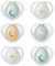 Tommee Tippee Night Time Schnuller, symmetrisches kiefergerechtes Design, BPA-freies Silikonbeutel, 0-6 m, 6 Stück Schnuller