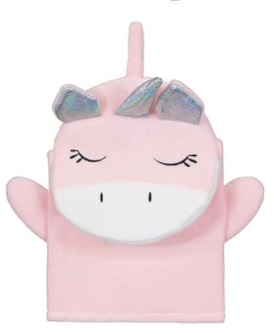 Gant de toilette licorne pour fille - bain enfant et bébé