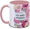Tassenkasper - Tasse mit Blume und Spruch - Ich hasse Menschen - Geschenk für Kollegin, Tasse lustig