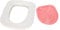 Cat Toilet Training Kit, Safe Universal Cat Toilet Trainer Environmentally Friendly Easy To Install Reusable for Home (White Tray, 1 Pink Inner Support)