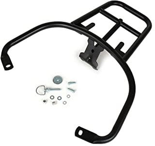MOTO NOSTRA Porte-bagages arrière noir mat compatible pour Vespa LX 50-125, Vespa S 50-125 ie