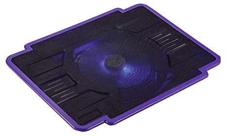 14 Zoll Gaming Laptop Cooler Cooling Pad 1 Quiet Fans and LCD Screen Laptop Stand USB Cooling Pad