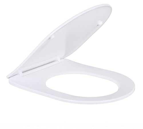 Belvit WC Slim Design Sitz Absenkautomatik Softclose Toilettensitz Klodeckel Duroplast