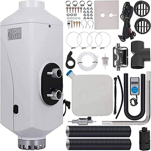 Sistemas de calefacción de encendido de automóviles, calentador de aire diésel de 5KW, calentador diésel de aleación de aluminio, 12V, 5KW/calentador de estacionamiento diésel con interruptor Digital
