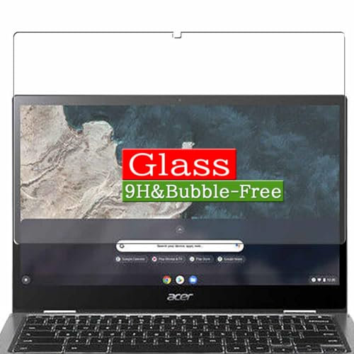 VacFun Protection d'écran en Verre Trempé, compatible avec Acer Chromebook Spin 513 CP513-1HL R841LT 13.3 Laptop Visible Area Screen Protector Film Protecteur