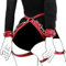 Dstymkler Cintura rossa sexy in pelle e bracciale coscia - adatto per feste di gioco divertenti, coppie di appuntamenti, cene, camere da letto, notti in lingerie, regolabile