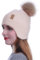 HEYANN Mütze Damen mit Ohrenklappe,Wintermütze Herren Strickmützen für Damen Fahrradhelm Beanie Hut Unisex Winter Beanie Hut Outdoor Skimütze für Männer und Frauen (Beige)