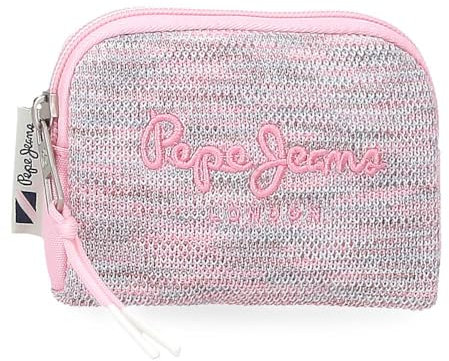 Pepe Jeans Miri Geldbörse Rosa 12 x 8 x 2 cm Polyester von Joumma Bags by Joumma Bags, Rosa, geldbörse