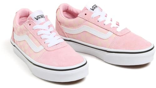 Vans Ward, Sneaker Bambine e Ragazze, Distort Check Coral Blush, 38 EU