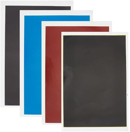 Joselin Lot de 4 feuilles de papier de marquage gravé au laser 39 x 27 cm pour verre, métal, céramique, bricolage
