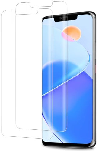 Agedate 2 Stück für Panzerglas für Huawei Mate 20 Pro Schutzfolie, Fingerabdruck-ID Displayschutzfolie für Huawei Mate 20 Pro Schutzglas, HD 9H Härte Panzer Schutz Glas für Mate 20 Pro Panzerfolie