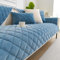 GKXLH Sofa überzug Waschbar - Neu Weiche Milch Fleece Sofabezug 1 2 3 Sitzer, Anti-Rutsch Sofa Cover, Couch überzug Ecke Sofa Bezug für Sektionssofa, Sofa überzug L Form Möbelschützer (Blau, 70x150)