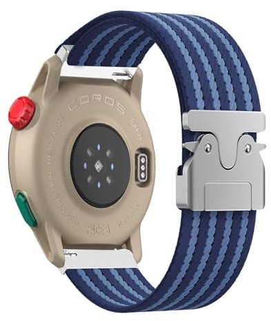 DINGK Nylon Armbänder für Coros Pace 3 Armbänder Verstellbares Nylon Sport für Coros Pace 3 Armbänder Herren Damen Atmungsaktiv Ersatzarmband Kompatibel mit Coros Pace 3 Armbänder (3)
