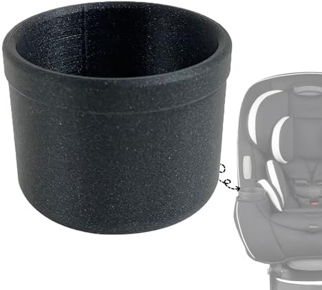1pc Car Seat Cup Holder Compatible with Safety 1st Everfit & Grow and Go - Black Single Cup Holder