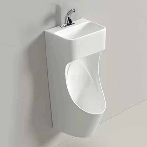 Urinal für Männer mit Waschbecken, Keramik-Urinale für den Außenbereich mit Schlauch, Badezimmer, Garage, Badezimmer, Hotel