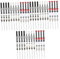3sets Fountain Pen Ink Filler Ergonomic Spring Converter for Easy Refilling for Students Office Use 12pcs*3