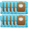 Paquete de 4/10 bolsas para aspiradora Homerun 3000 Series XU310001 XU311002 Captura eficaz del polvo y fácil reemplazo (paquete de 10)