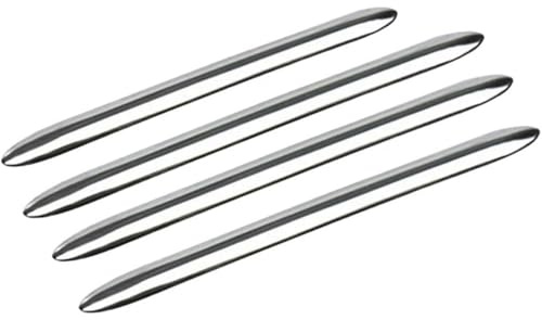 Wexxaii Außentürgriff für Autos Äußere Türgriff für BMW 5 Series F10 F18 4Pcs Edelstahl Außenformteil Trim