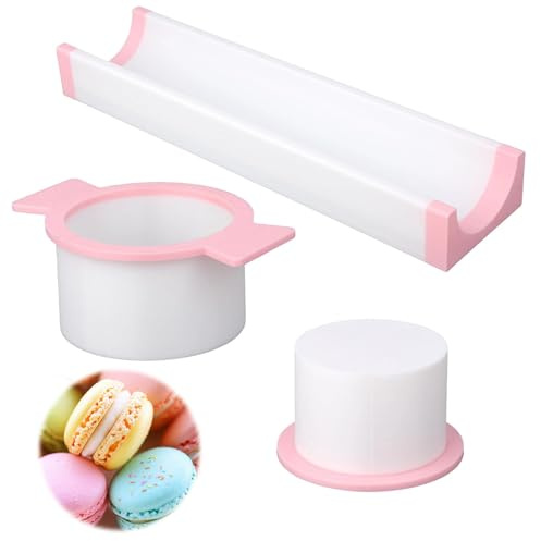 Cake Pop Mould Set with 9 Inch Tray, Non-Stick Cake Pop Cutter Kit | 3Pcs Set Circle Cake Pop Cutter, Baking Shaper Mold for Muffins Fondant Chocolate Candy