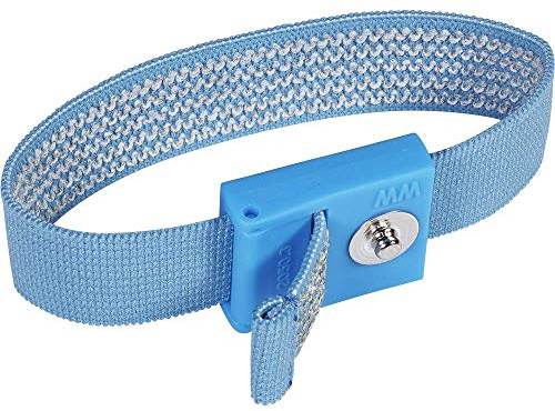 Wolfgang Warmbier 2051.750.3 ESD-Handgelenkband Dunkelblau Druckknopf 3 mm