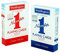 Waddingtons Number 1 Spielkartenspiel ab 4 Jahren, Spielen Sie mit dem klassischen roten und blauen Doppelpack, toller Reisebegleiter, Geschenk und Spielzeug für Jungen, Mädchen und Erwachsene.