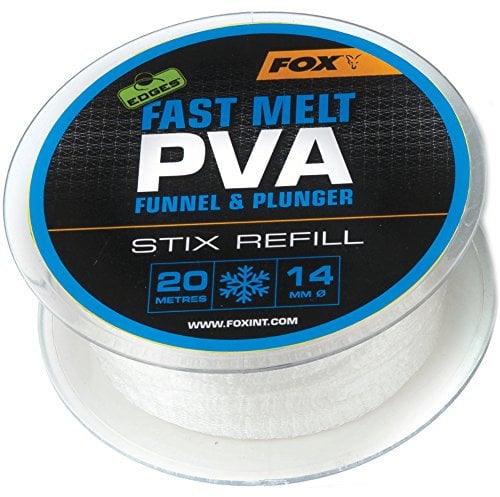 Fox Edges PVA Mesh Refill Fast Melt 20m - wasserlösliches PVA-Netz, Größe:14mm Stix