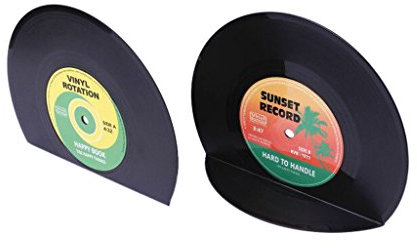 2Stk. Plastik Buchstützen Buchhalter Bücherregal Buchstopper CD