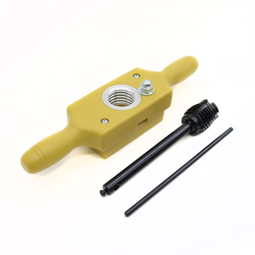 Taytools Macho de madera y matrices para rosca macho y hembra ID/OD de arce duro endurecida (1-1/4 pulgadas x 6 TPI)