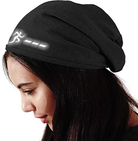 Roughtex Reflex Running Beanie Schwarz Grau M/L