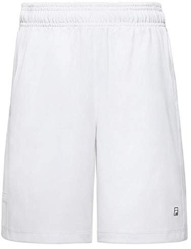 Fila Boy's Core Performance Tennis Shorts, White (Large)
