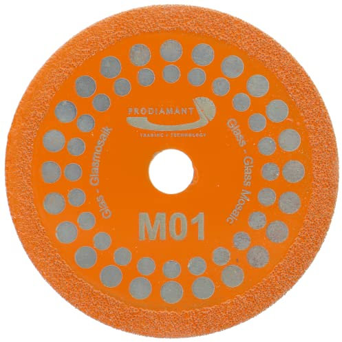 PRODIAMANT Diamant-Trennscheibe 75mm x 10mm M01 Glas Glasfliesen Glasmosaik Diamanttrennscheibe für Glasfliesen