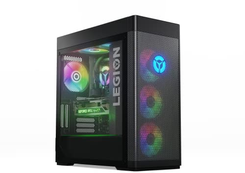 Lenovo Legion Tower 7 Gaming Desktop-PC | Intel Core i7-12700KF | 32GB RAM | 2TB SSD | NVIDIA GeForce RTX 3080 | Win11 Home | QWERTZ | schwarz | inkl. Tastatur & Maus | 3 Jahre Premium Care