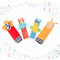 Vicloon Hochet Poignet Bébé,4pcs Bébé Poignet et Chaussettes Hochet Strap Hochets et ChaussettesPied Finder Jouets de développement Cadeau pour Tout-Petits Garçons Filles (Insecte)