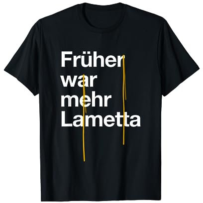 Lustiges Früher war mehr Lametta Weihnachtsbaum Weihnachten T-Shirt
