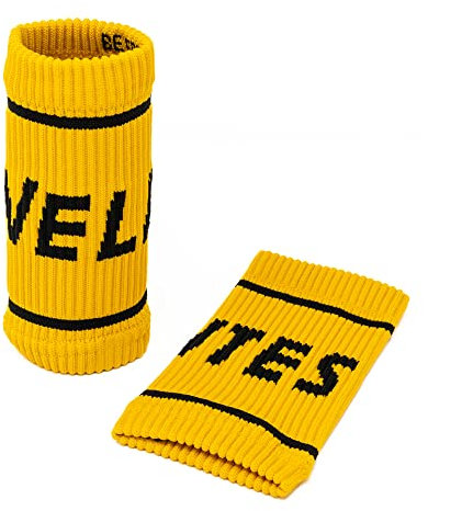 Velites I Poignet en Tissu Flexible I Fournit Maintien et sécurité pour Vos séances d'entraînement I pour Une Meilleure Prise en Barre I Obtenez Un Maximum de Confort I Taille Unique (Moutarde)