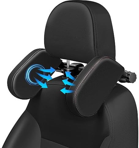 KAEFUYS Kopfstütze Auto Kinder Nackenstütze Auto Autositz Nackenstütze Verstellbare Nackenkissen Autokissen 360°Einstellbar Komfort für Erwachsene und Kinder beim Fahren oder Reisen im Auto